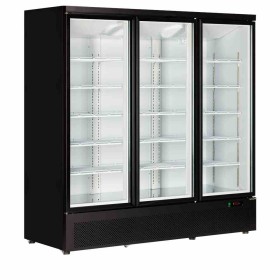 TEFCOLD - Vitrine positive 3 portes vitrées intérieur blanc 1264 L