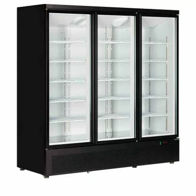 TEFCOLD - Vitrine positive 3 portes vitrées intérieur blanc 1264 L