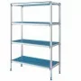 DIAMOND - Rayonnage linéaire en aluminium anodisé 4 niveaux Modular Rack L. 890 mm
