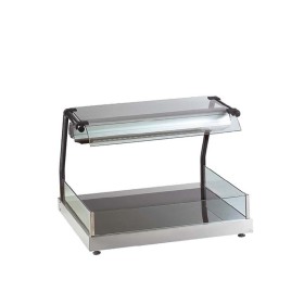 TECNOX - Déclassé - Plaque de maintien en température, vitre de protection pare-haleine, format GN2/1