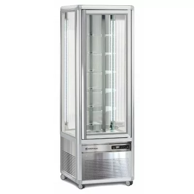 TECFRIGO - Déclassé - Vitrine verticale Snelle bi-température 350 L tablettes rotatives