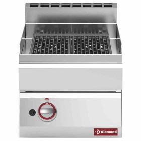 DIAMOND - Grill-vapeur gaz avec grille de cuisson en fonte Top L. 400 mm