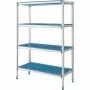 DIAMOND - Rayonnage linéaire en aluminium anodisé 4 niveaux Modular rack L. 990 mm