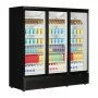 TEFCOLD - Vitrine positive 3 portes vitrées intérieur blanc 1264 L