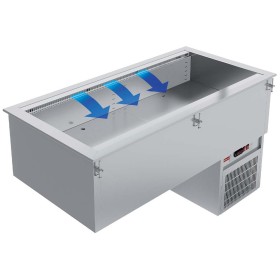 DIAMOND - Déclassé - Élément cuve réfrigérée ventilée 2 x GN 1/1