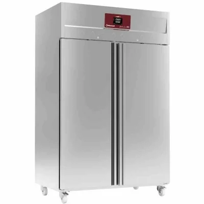 DIAMOND - Déclassé - Armoire froide positive inox 2 portes pleines GN 2/1 1400 L