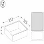 DIAMOND - Bac gastronorm 2/3 hauteur 150 mm