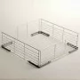 DIAMOND - Panier verres 450x450 mm - Rilsan.