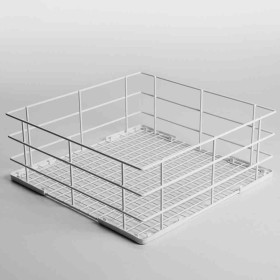 DIAMOND - Panier verres, 400x400 mm - Rilsan