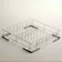 DIAMOND - Panier pour 14 assiettes en acier rilsanisé