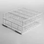 DIAMOND - Panier verres Ø110 mm, 400x400 mm Rilsan