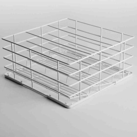 DIAMOND - Panier verres Ø85 mm, 400x400 mm Rilsan