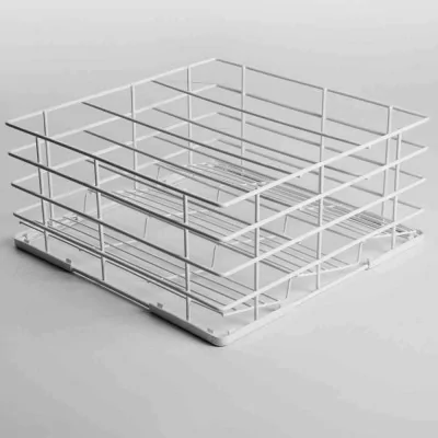 DIAMOND - Panier verres Ø85 mm, 400x400 mm Rilsan