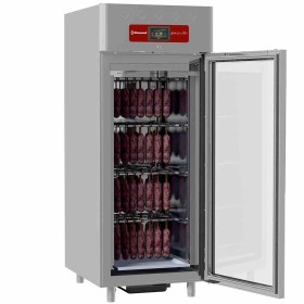 DIAMOND - Armoire de maturation dry aging pour charcuterie 850 L ventilée 1 porte vitrée 20x GN 2/1