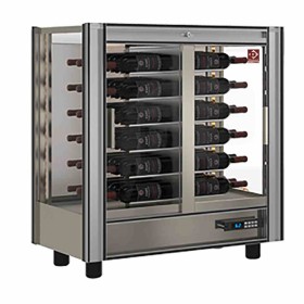 DIAMOND - Vitrine réfrigérée à vins 216 L modulable 48 bouteilles