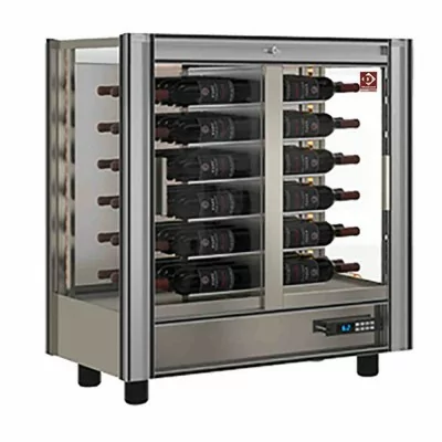 DIAMOND - Vitrine réfrigérée à vins 216 L modulable 48 bouteilles