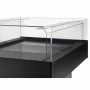 DIAMOND - Vitrine self-service réfrigérée panoramique gris/noir L. 1290 mm