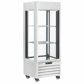 DIAMOND - Vitrine FULL vitrée 440 L 1 niveau + 2 étagères ventilée Wine - Blanc