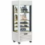 DIAMOND - Vitrine FULL vitrée 440 L 1 niveau + 4 étagères ventilée Wine - Blanc