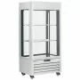 DIAMOND - Vitrine FULL vitrée 600 L 1 niveau + 2 étagères ventilée Wine - Blanc