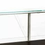 DIAMOND - Comptoir vitrine réfrigéré à vitre droite 90° ventilé avec réserve gris L. 3000 mm