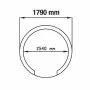 DIAMOND - Four à pizzas traditionnel à bois Ø 1540 mm démonté