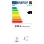 TEFCOLD - Armoire froide négative 1 porte vitrée noire 390 L