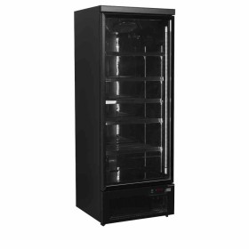 TEFCOLD - Vitrine positive 1 porte vitrée noire 459 L