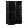TEFCOLD - Vitrine positive 2 portes vitrées noire 809 L