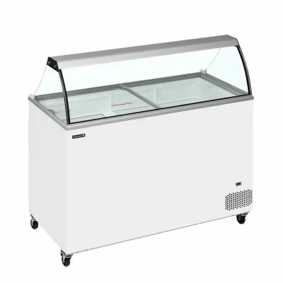TEFCOLD - Congélateur de crème glacée couvercles plats et pare-haleine 350 L