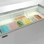 TEFCOLD - Congélateur de crème glacée couvercles inclinés et pare-haleine 398 L