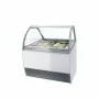 TEFCOLD - Vitrine ventilée pour glace en bac vitrage bombé 118 L