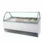 TEFCOLD - Vitrine ventilée pour glace en bac vitrage bombé 241 L