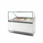 TEFCOLD - Vitrine ventilée pour glace en bac vitrage droit 160 L