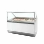 TEFCOLD - Vitrine ventilée pour glace en bac vitrage droit 181 L