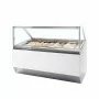 TEFCOLD - Vitrine ventilée pour glace en bac vitrage droit 201 L