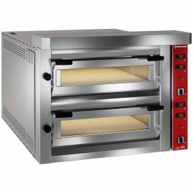 DIAMOND - Four électrique à pizzas 2 chambres 2 x 6 pizzas Ø 350 mm