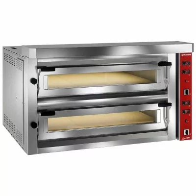 DIAMOND - Four électrique à pizzas 2 chambres extra large 2 x 6 pizzas Ø 350 mm