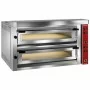 DIAMOND - Four électrique à pizzas 2 chambres extra large 2 x 6 pizzas Ø 350 mm