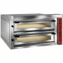 DIAMOND - Four électrique à pizzas 2 chambres extra large 2x 9 pizzas Ø 350 mm