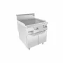 ATOSA - Plaque a snacker gaz sur placard lisse acier 2 zones