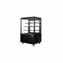 ATOSA - Vitrine droite service arrière noire 3 étagères 678 L