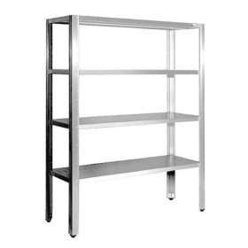 AFI - Étagère perforée AISI 304 sur pieds L. 1100 mm
