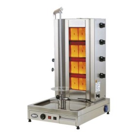 AFI - Grill kebab gaz avec moteur en bas sur chariot