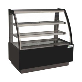 AFI - Vitrine pâtissière bombée 2 étagères L. 1200 mm