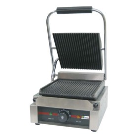 AFI - Grill de contact avec plaque rainurée 230 x 220 mm