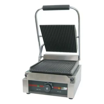 AFI - Grill de contact avec plaque rainurée 230 x 220 mm