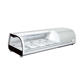 AFI - Vitrine réfrigérée à sushis portes coulissantes 4 x GN 1/3 42 L