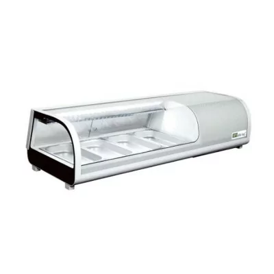 AFI - Vitrine réfrigérée à sushis portes coulissantes 4 x GN 1/3 42 L