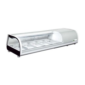 AFI - Vitrine réfrigérée à sushis portes coulissantes 5 x GN 1/3 52 L